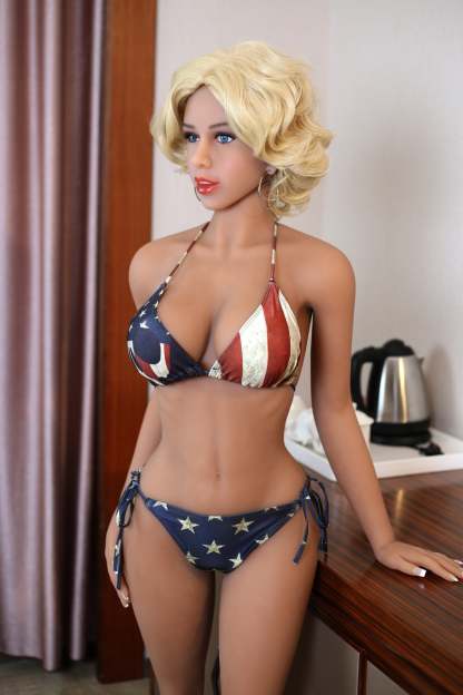 AF | Brielle - 5ft2 (158cm)  Top Quality TPE Sex Doll With Short Golden Hair-First Love Doll