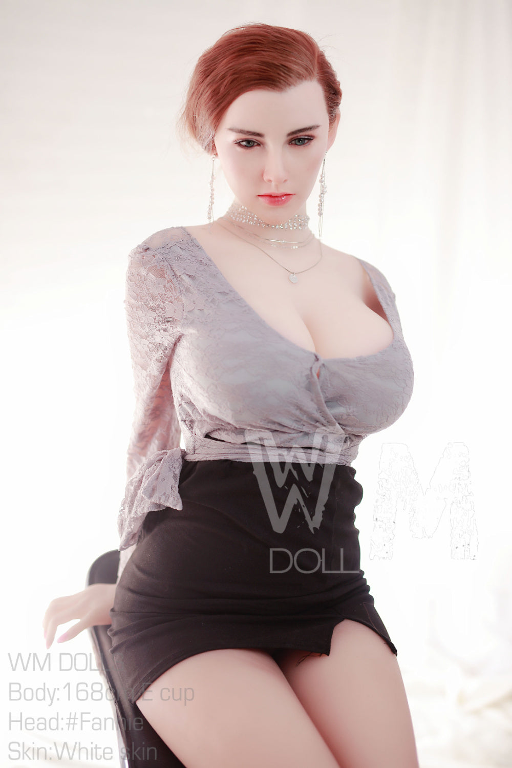 WM | Fannie  5ft 6/ 168cm E Cup Silicone Head Sex Doll-First Love Doll