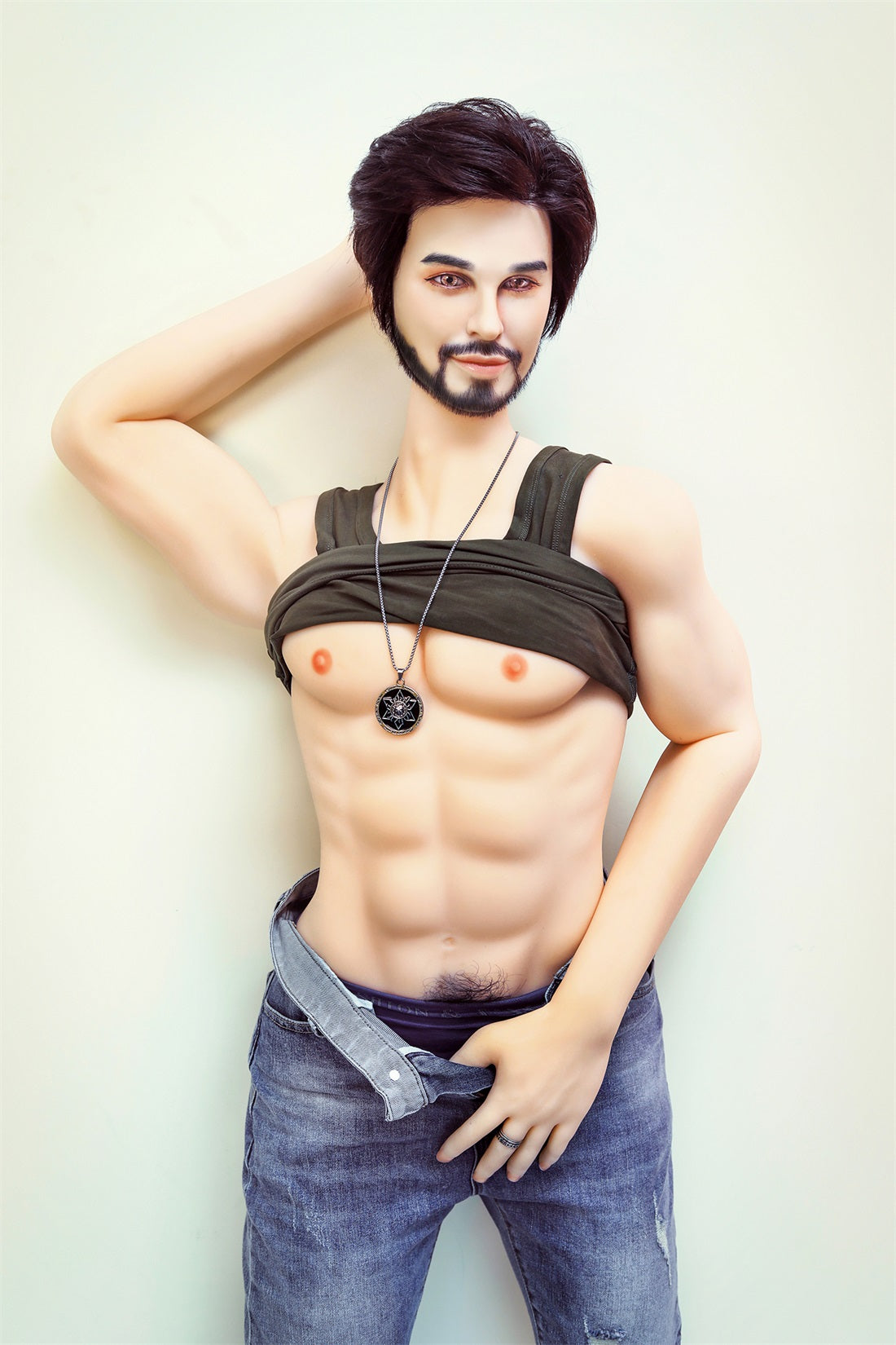 Micheal - 5ft 4 (162cm) Enthusiastic Bearded Style Male Sex Doll For Women-First Love Doll