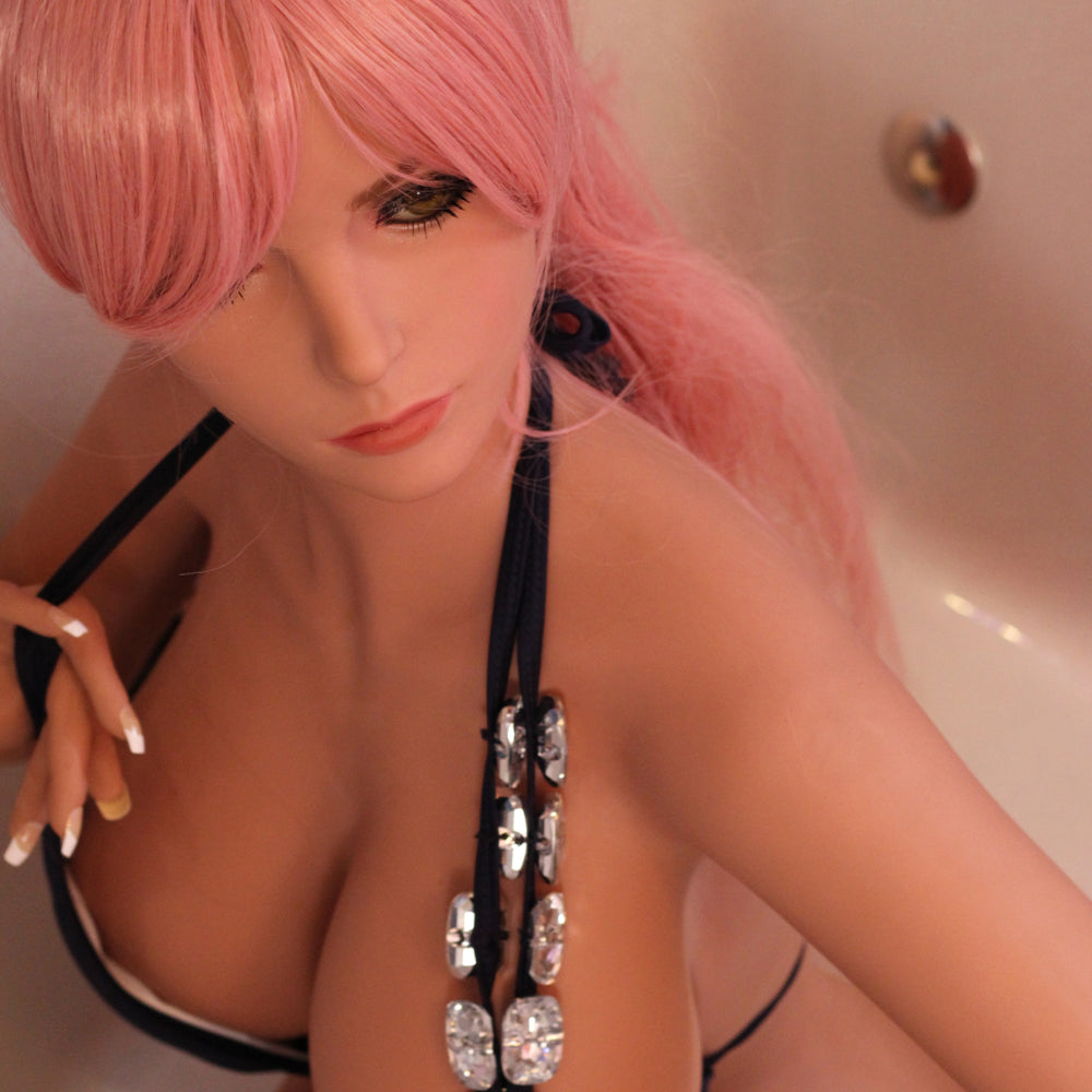 Avah - 5ft 2(158cm) Gorgeous Ultra realistic TPE Sex Doll With Pink Hair-First Love Doll