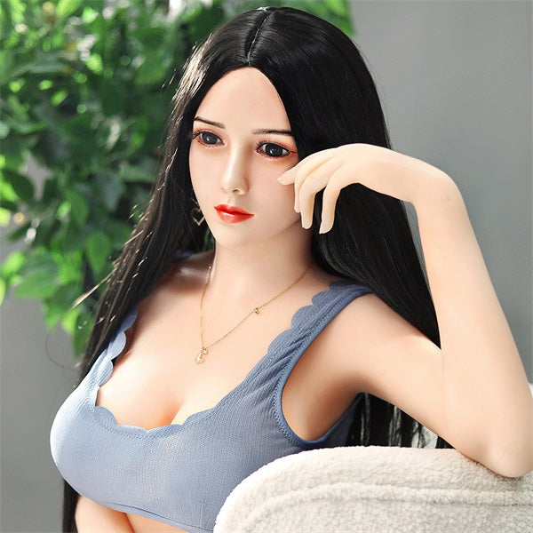 Susan - 158cm (5ft2) Big Breast Chinese Style Sex Doll With Long Black Hair-First Love Doll