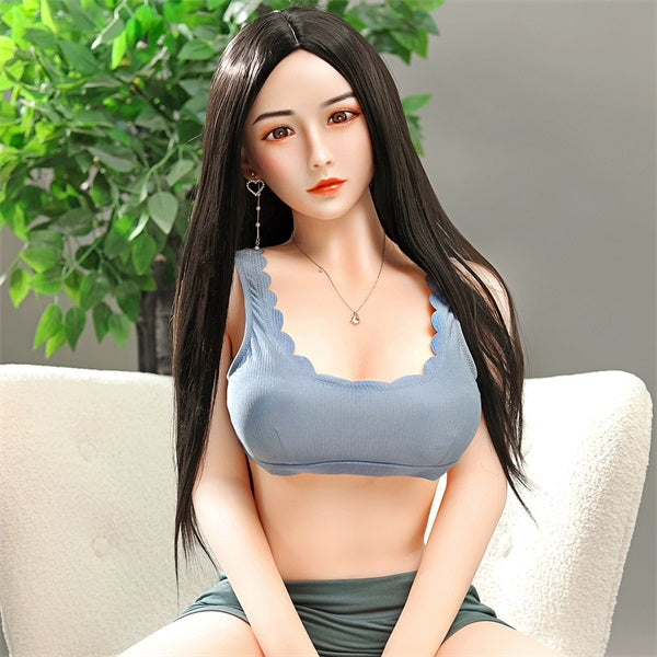 Susan - 158cm (5ft2) Big Breast Chinese Style Sex Doll With Long Black Hair-First Love Doll
