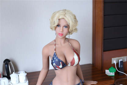 AF | Brielle - 5ft2 (158cm)  Top Quality TPE Sex Doll With Short Golden Hair-First Love Doll