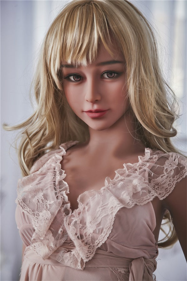 Yonina - 4ft 10/148cm Stunning Realistic Sex Doll With Blonde Curly Hair (In stock EU)-First Love Doll