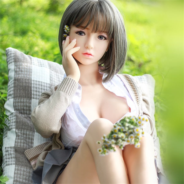 Hashimoto- 4ft7(140cm)  Japanese Style Big Breast TPE Sex Doll With Short Hair-First Love Doll