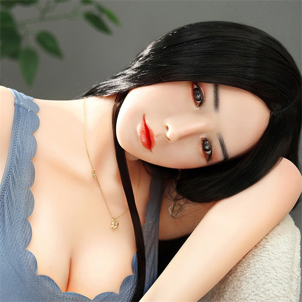 Susan - 158cm (5ft2) Big Breast Chinese Style Sex Doll With Long Black Hair-First Love Doll