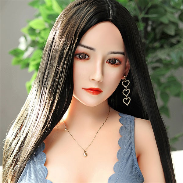 Susan - 158cm (5ft2) Big Breast Chinese Style Sex Doll With Long Black Hair-First Love Doll