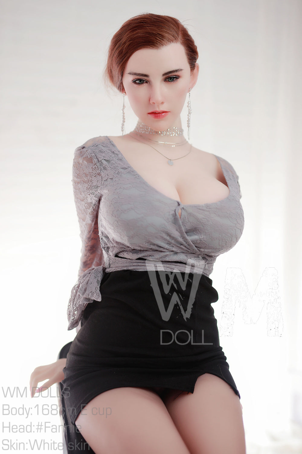 WM | Fannie  5ft 6/ 168cm E Cup Silicone Head Sex Doll-First Love Doll
