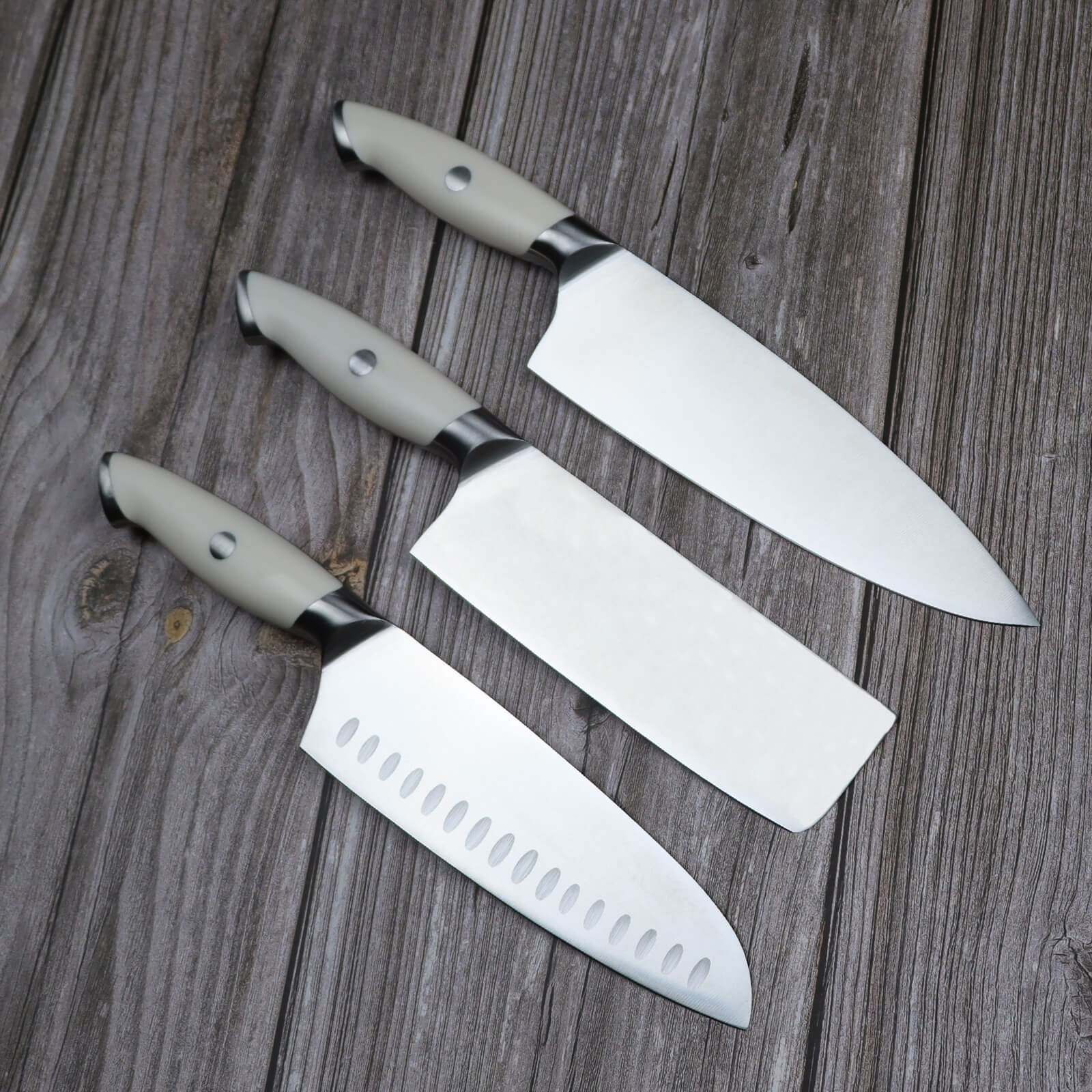 Fzkaly 3 Piece Chef Knife Set