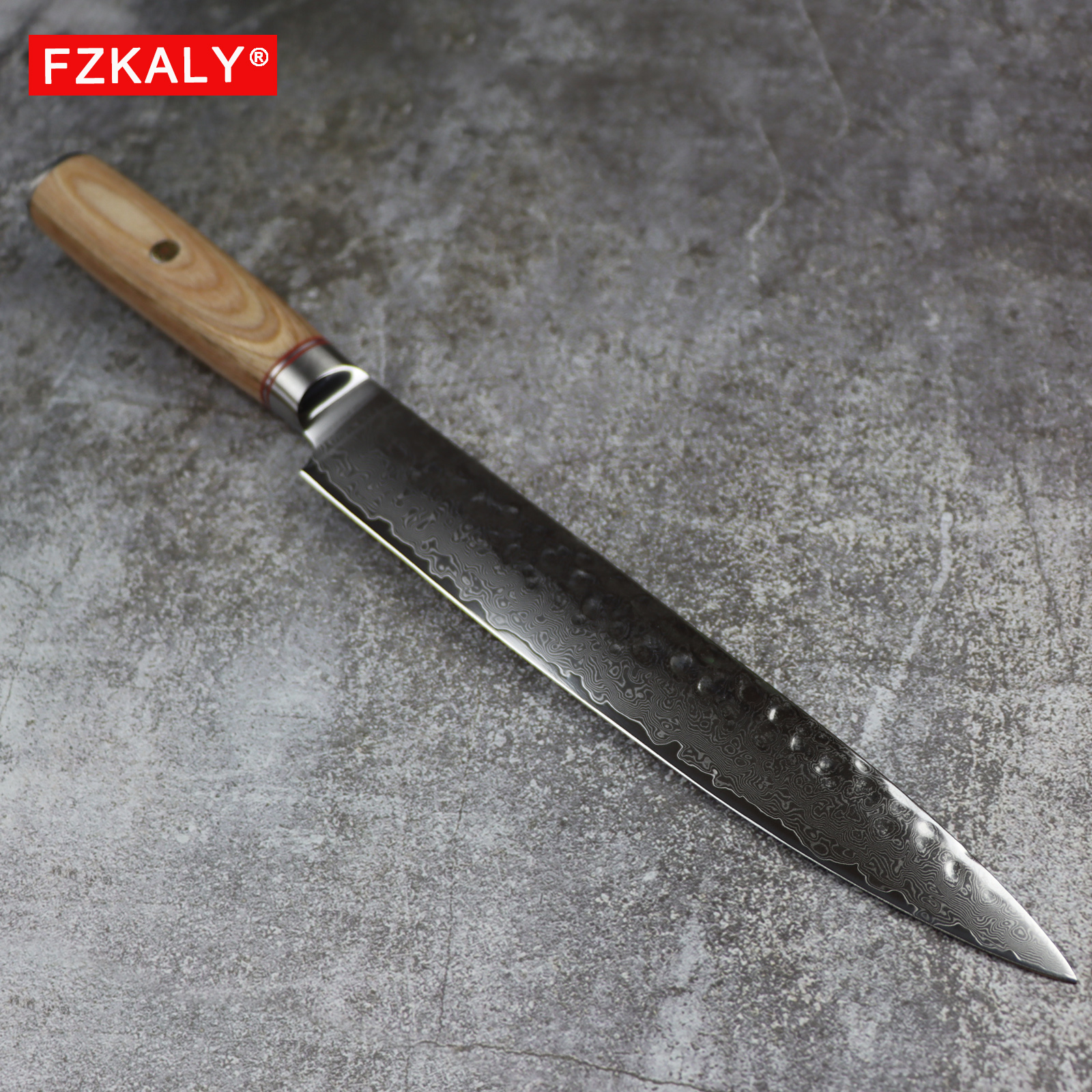 Damascus Slicing Knife 8"