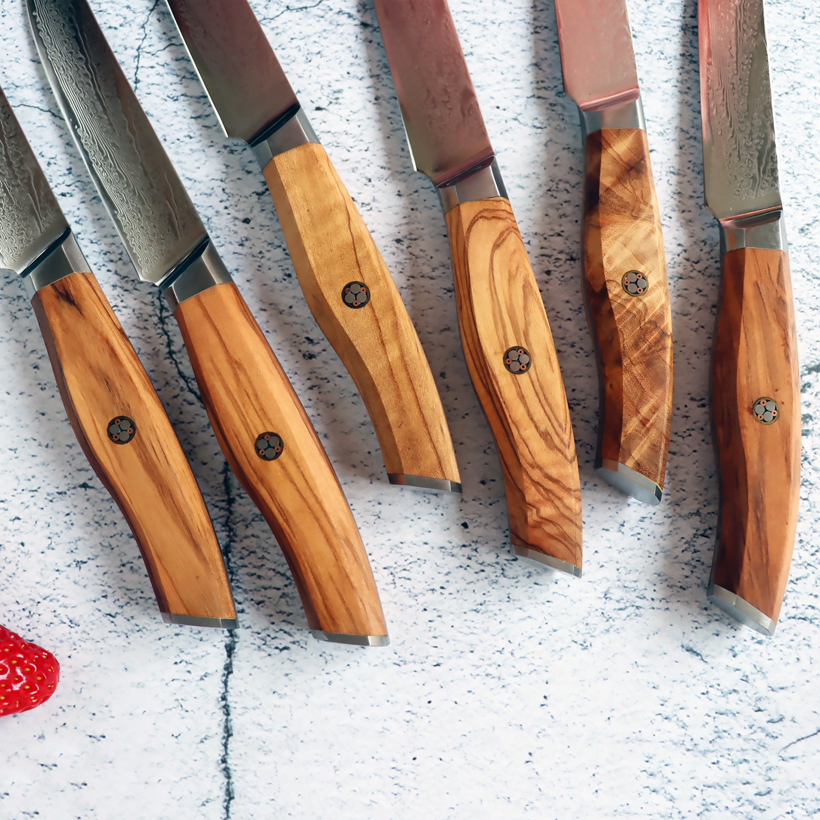 6Piece StraightEdge Steak Knife Set