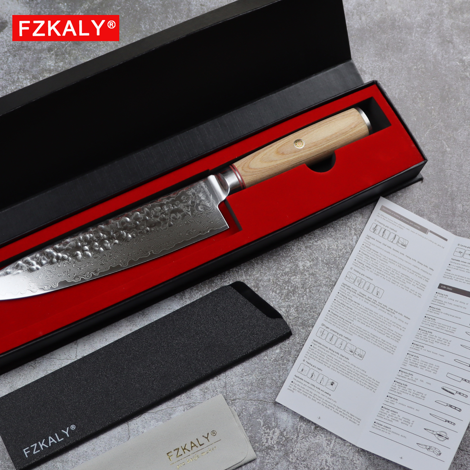 ZLINE 8 Damascus Steel Chef's Knife (KCKT-JD) I HOD