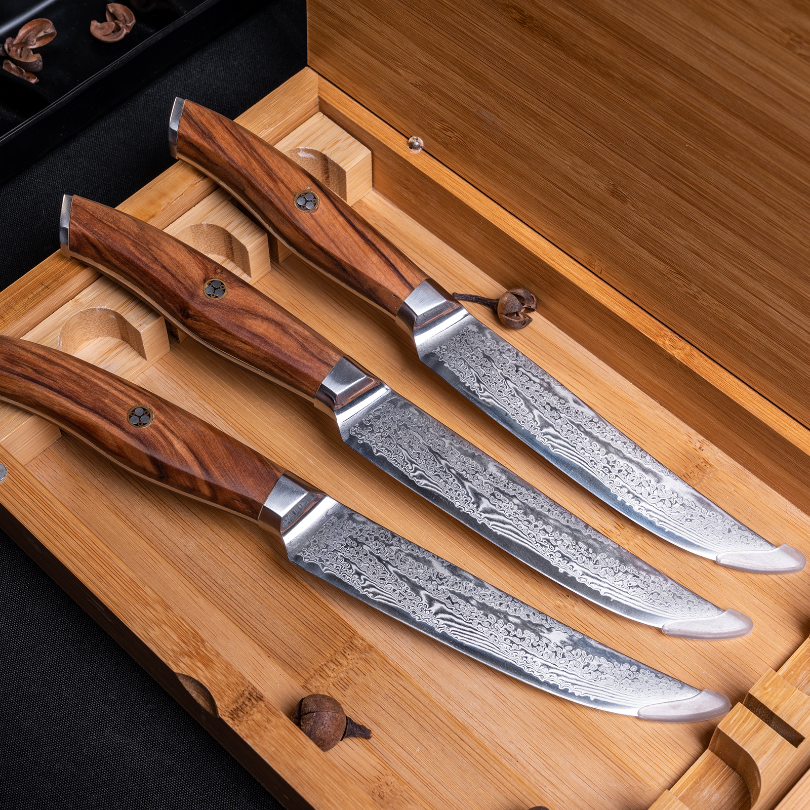 4 Piece Non Serrated Steak Knife Set