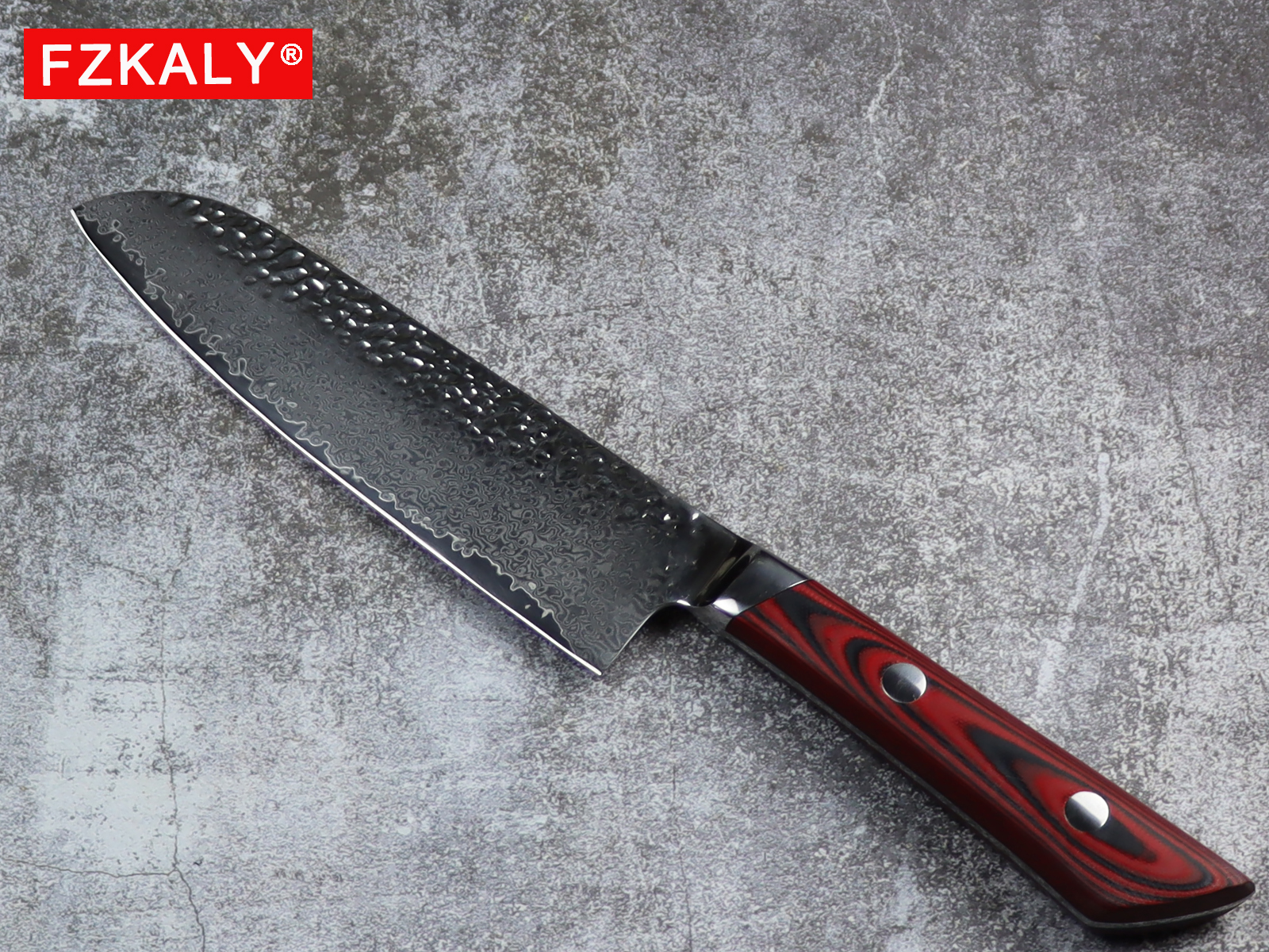 Fzkaly 7" Japanese Santoku Knife VG10