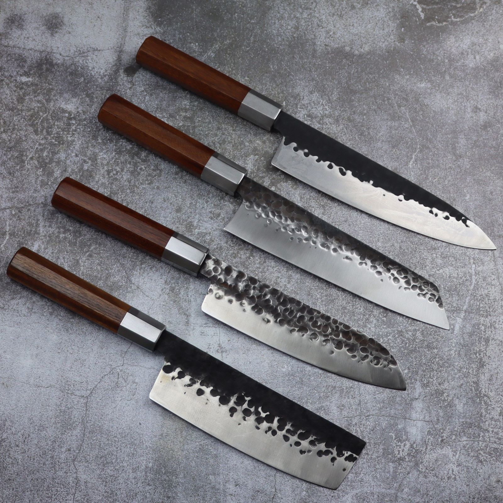 Hand Forged Kitchen Knife Set