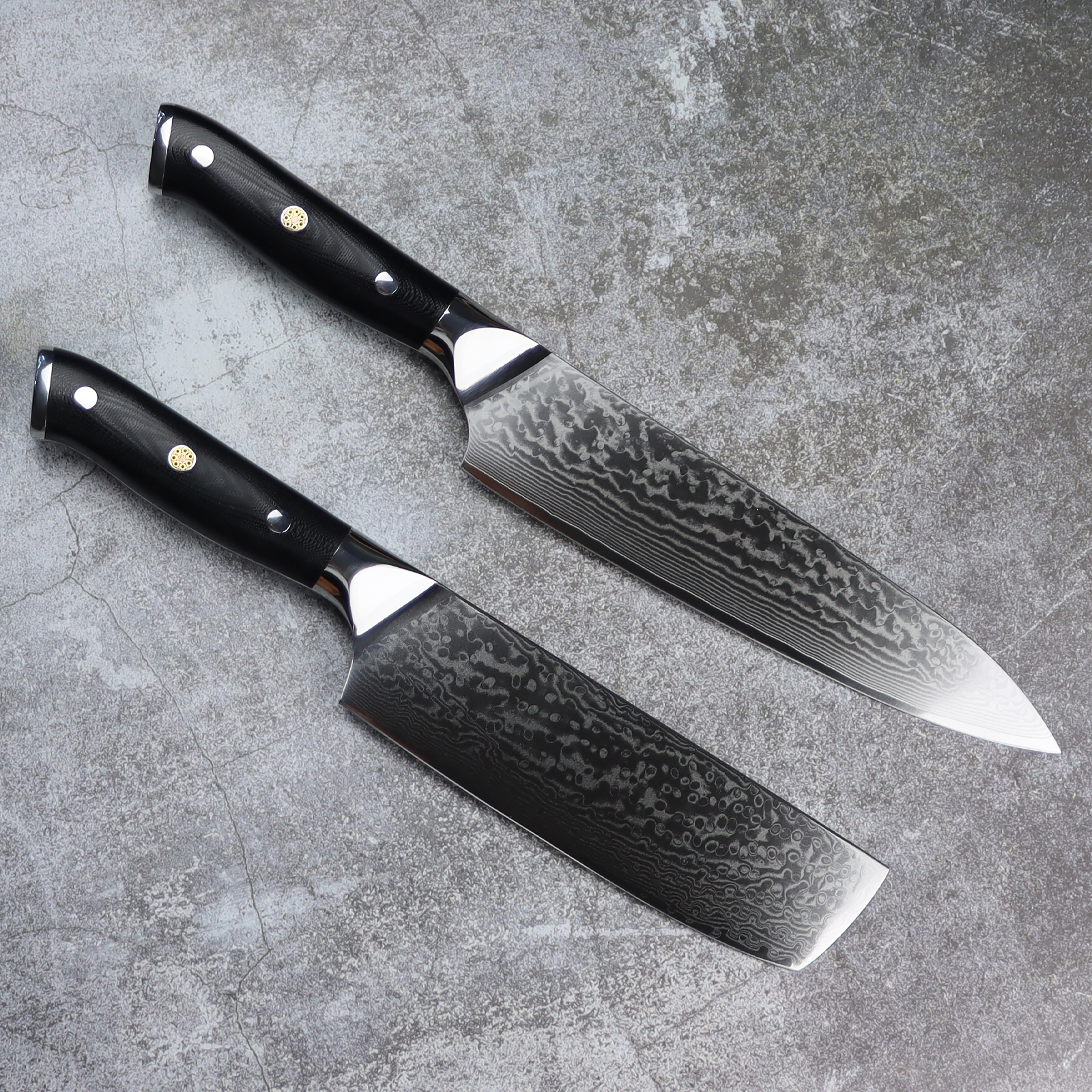 Fzkaly 2 Piece Chef Knife Set
