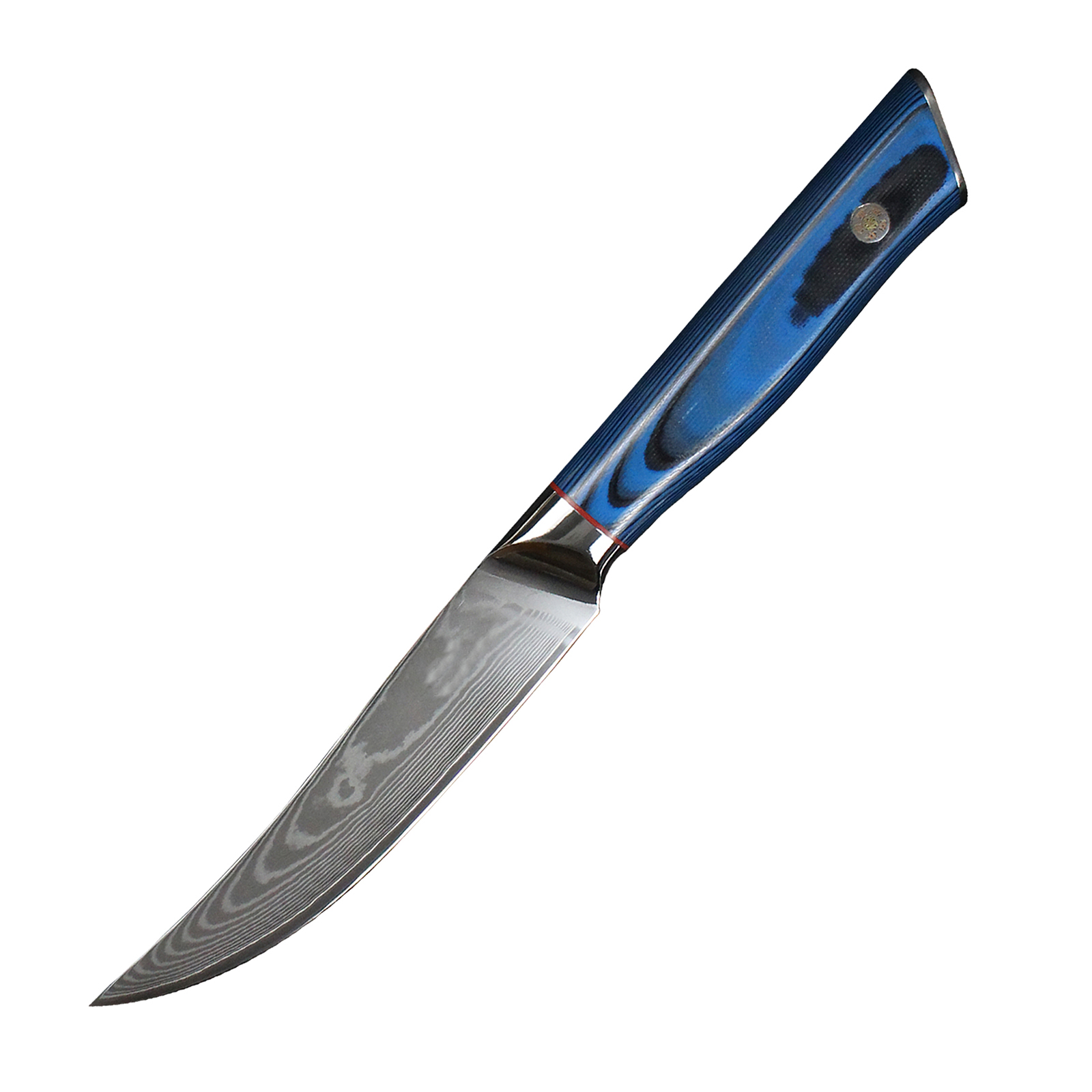 5" Japanese Steak Knife - Blue G10 Handle