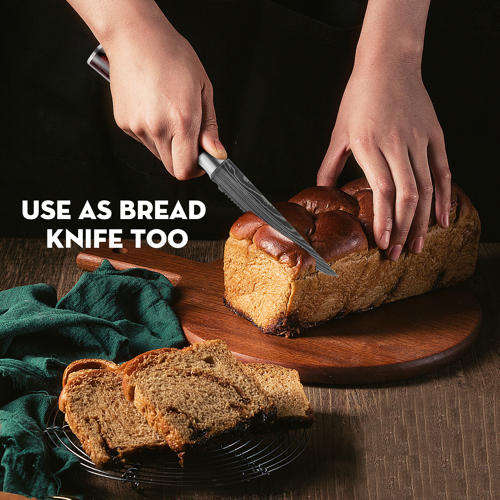 12 Piece Serrated Steak Knife Set