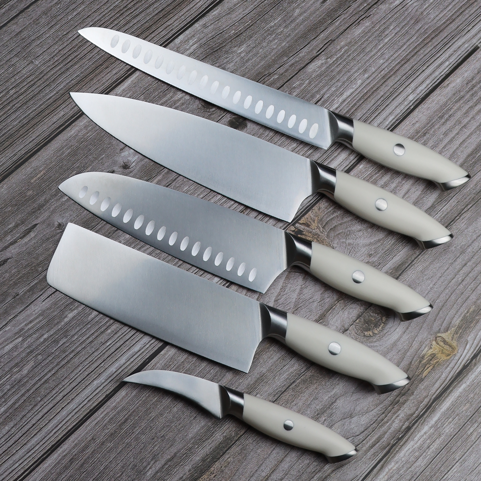 Stainless Steel Knife Set - 5 Piece