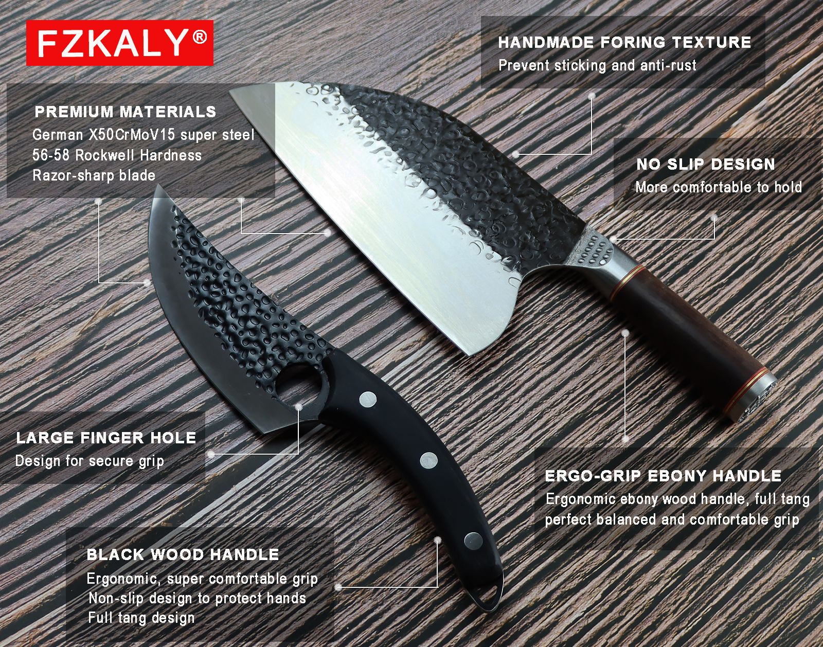 Meat Cleaver 6" & 8" - Description