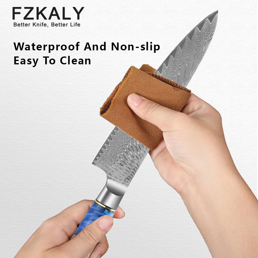 Professional Damascus Steel Chef Knife Set