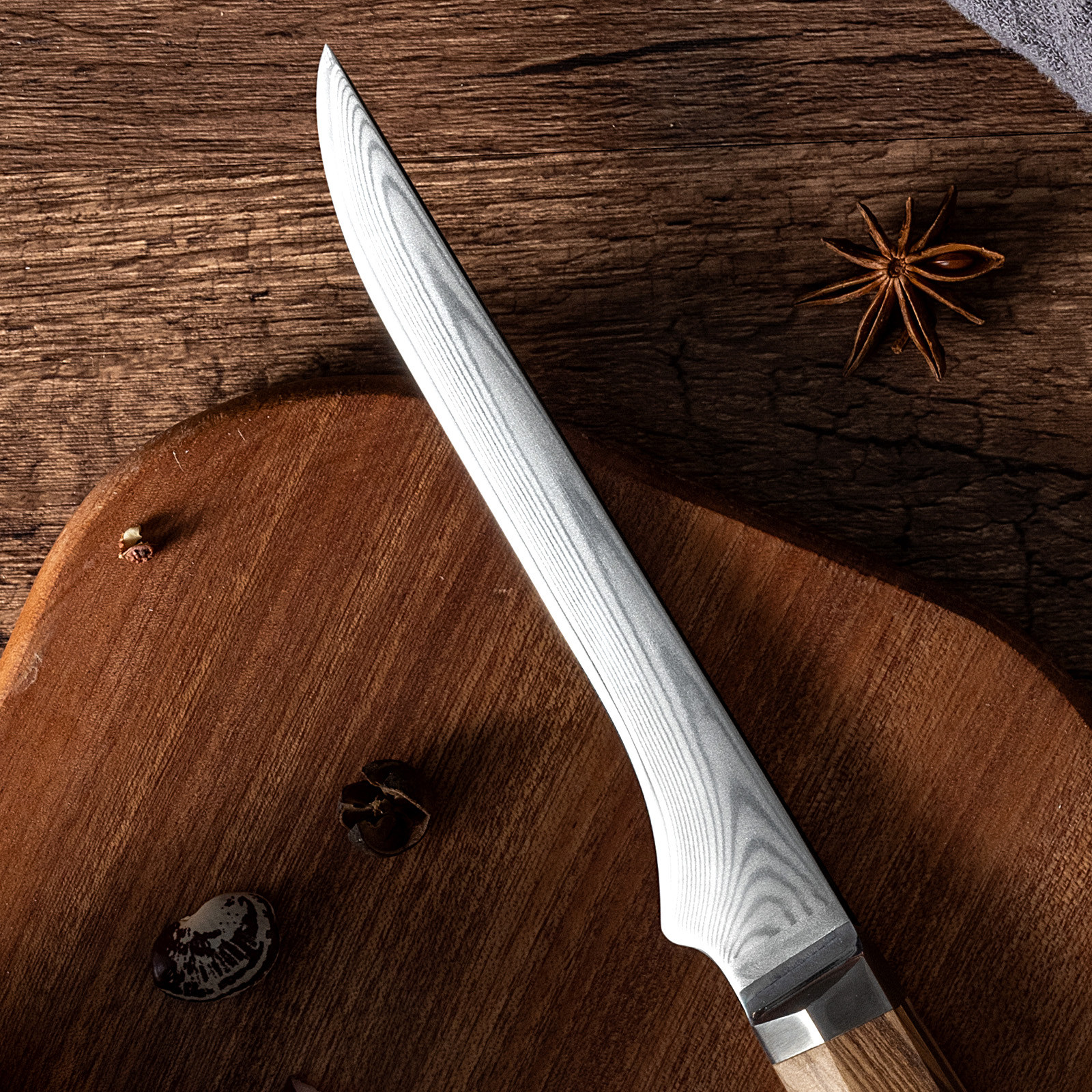 5.5" Japanese Damascus Boning Knife