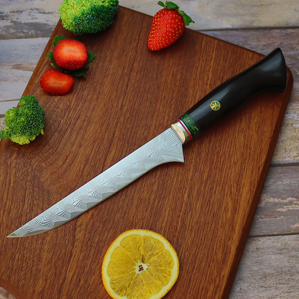 Japanese Damascus Chef Knife Set