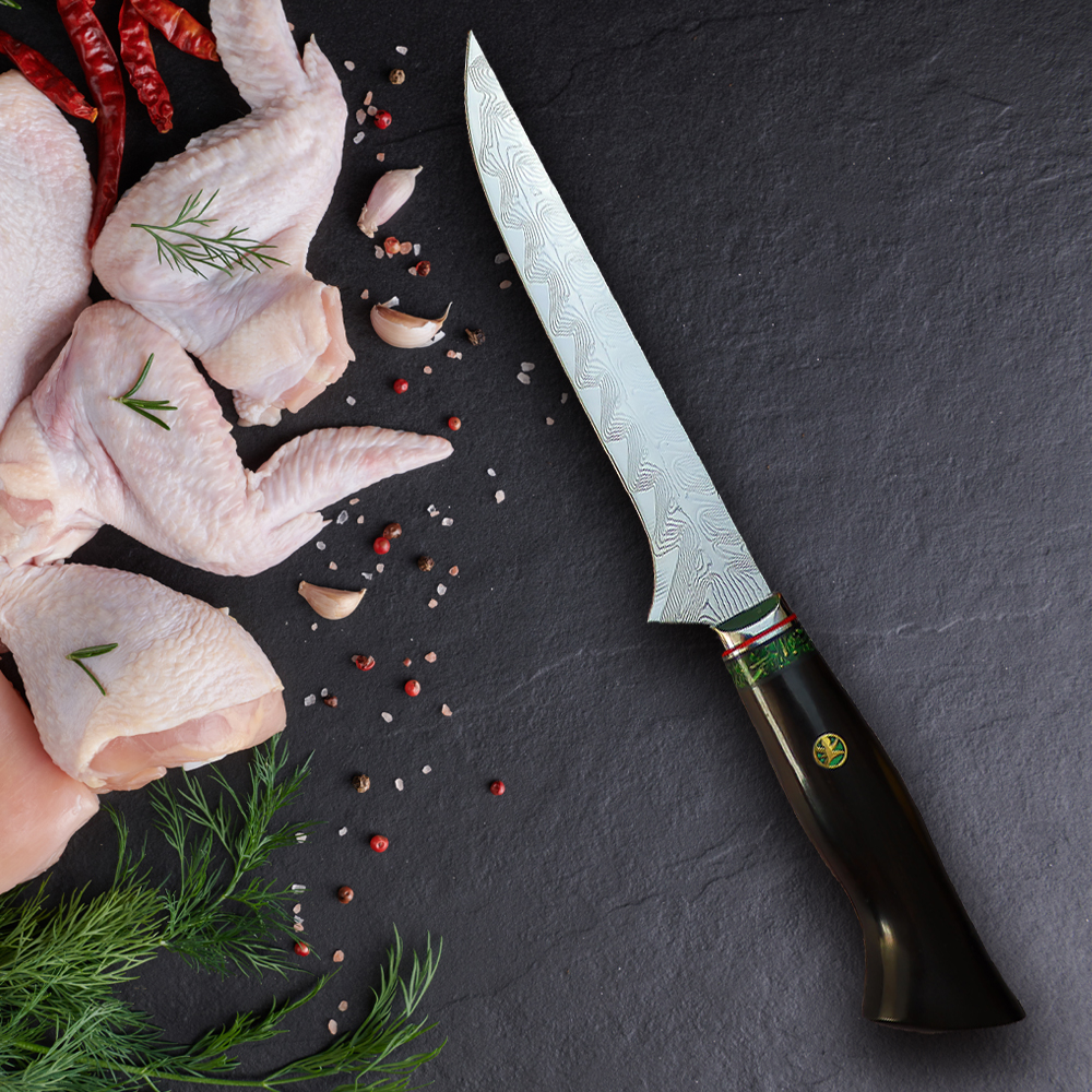 Japanese Damascus Chef Knife Set