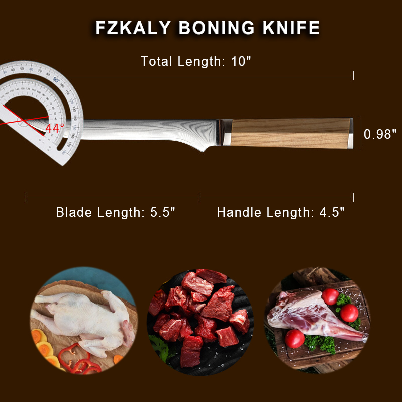 5.5" Japanese Damascus Boning Knife