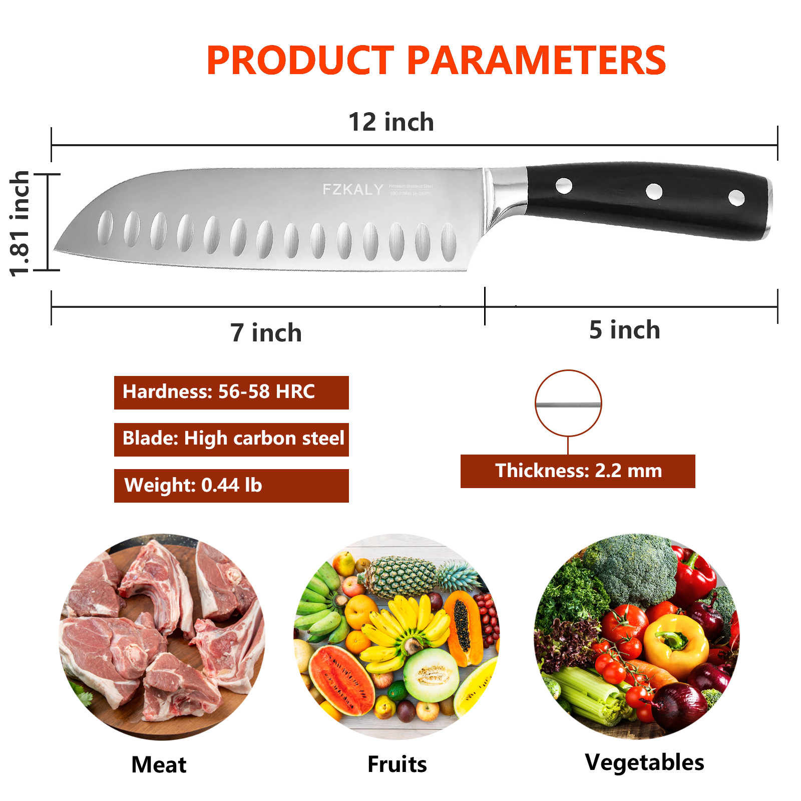 WÜSTHOF Classic Tasty Sumac 7 Santoku Knife