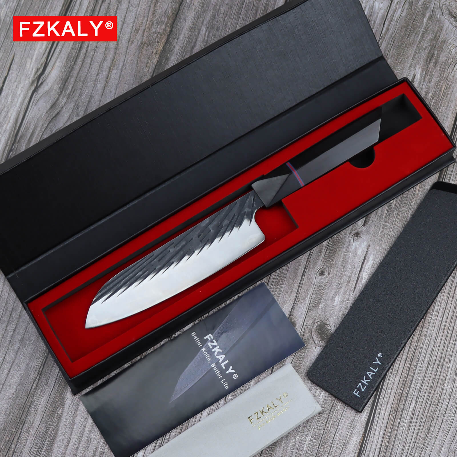 Japanese Santoku Knife 6.5" - Best Gift for Christmas
