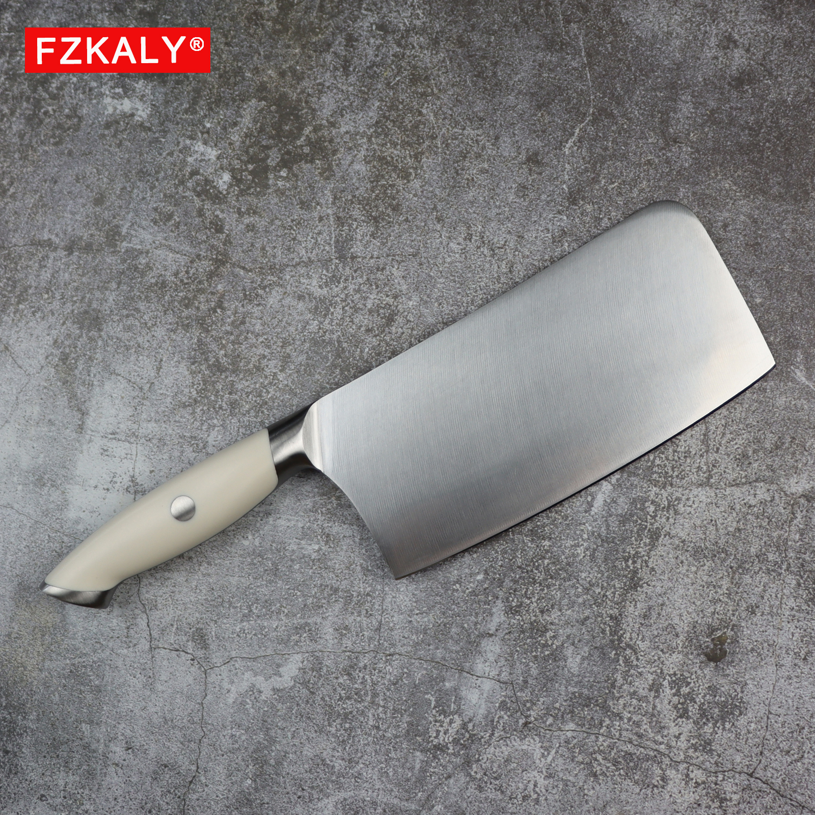 Fzkaly Cleaver Butcher Knife With 7Cr17Mov Steel