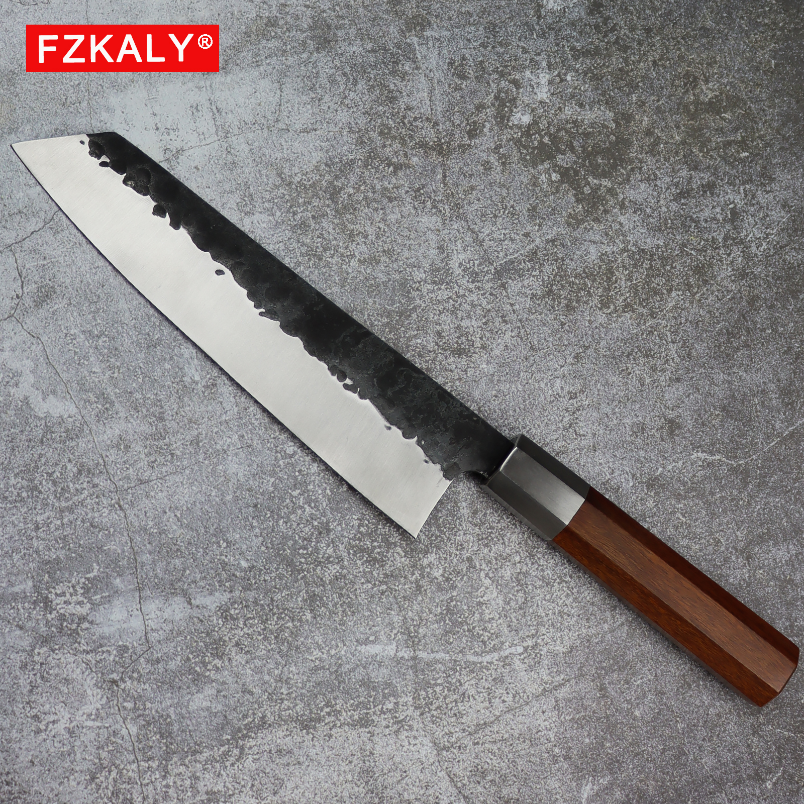 Fzkaly Hand Forged Chef Knife, 8"