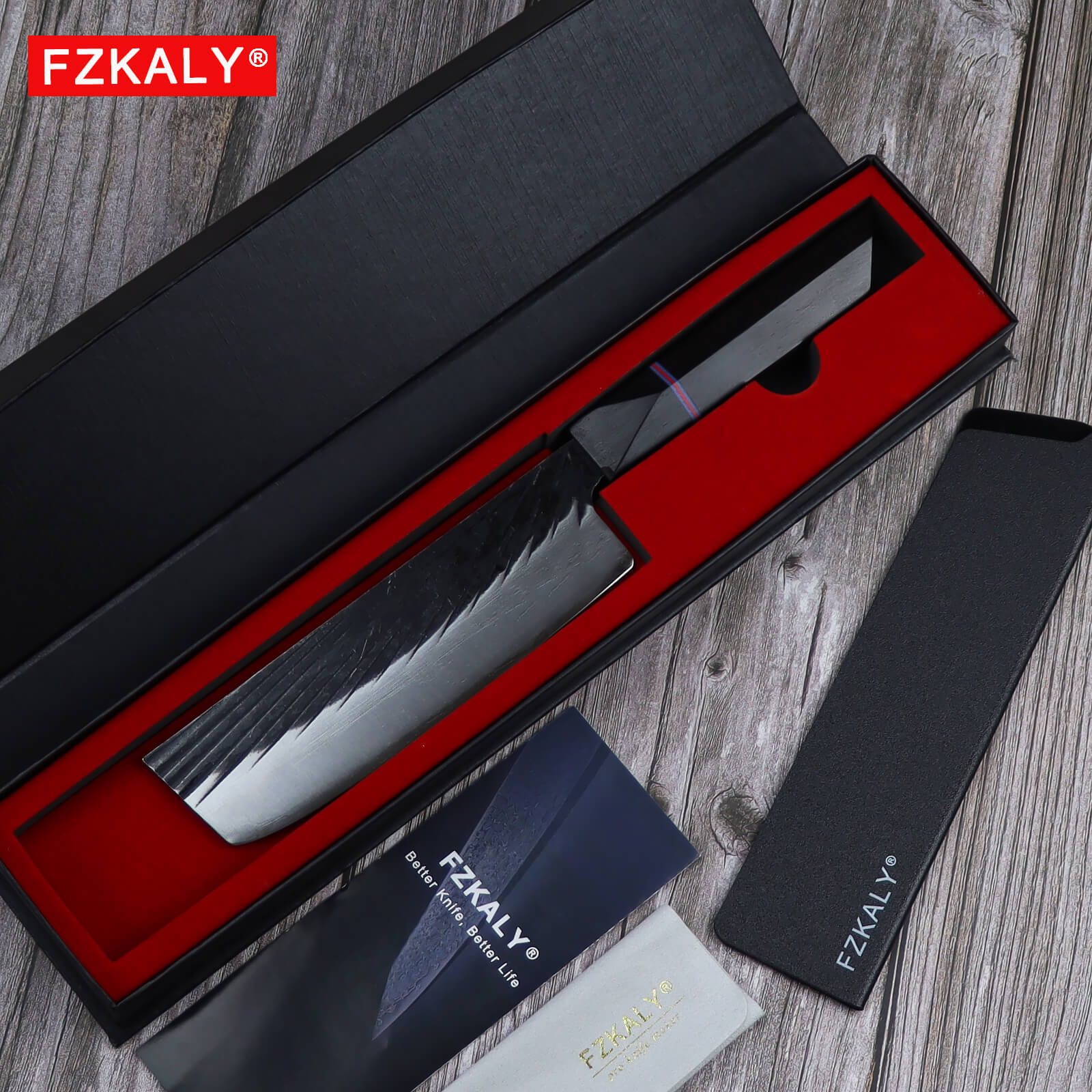 Nakiri Japanese Knife 7" with Gift Box