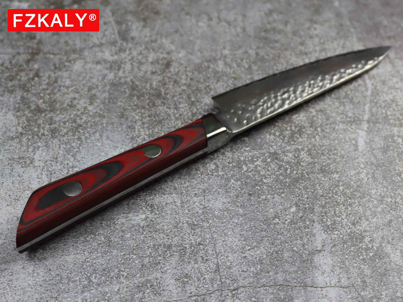 Fzkaly 5" Japanese Utility Knife With Damascus VG10 Steel