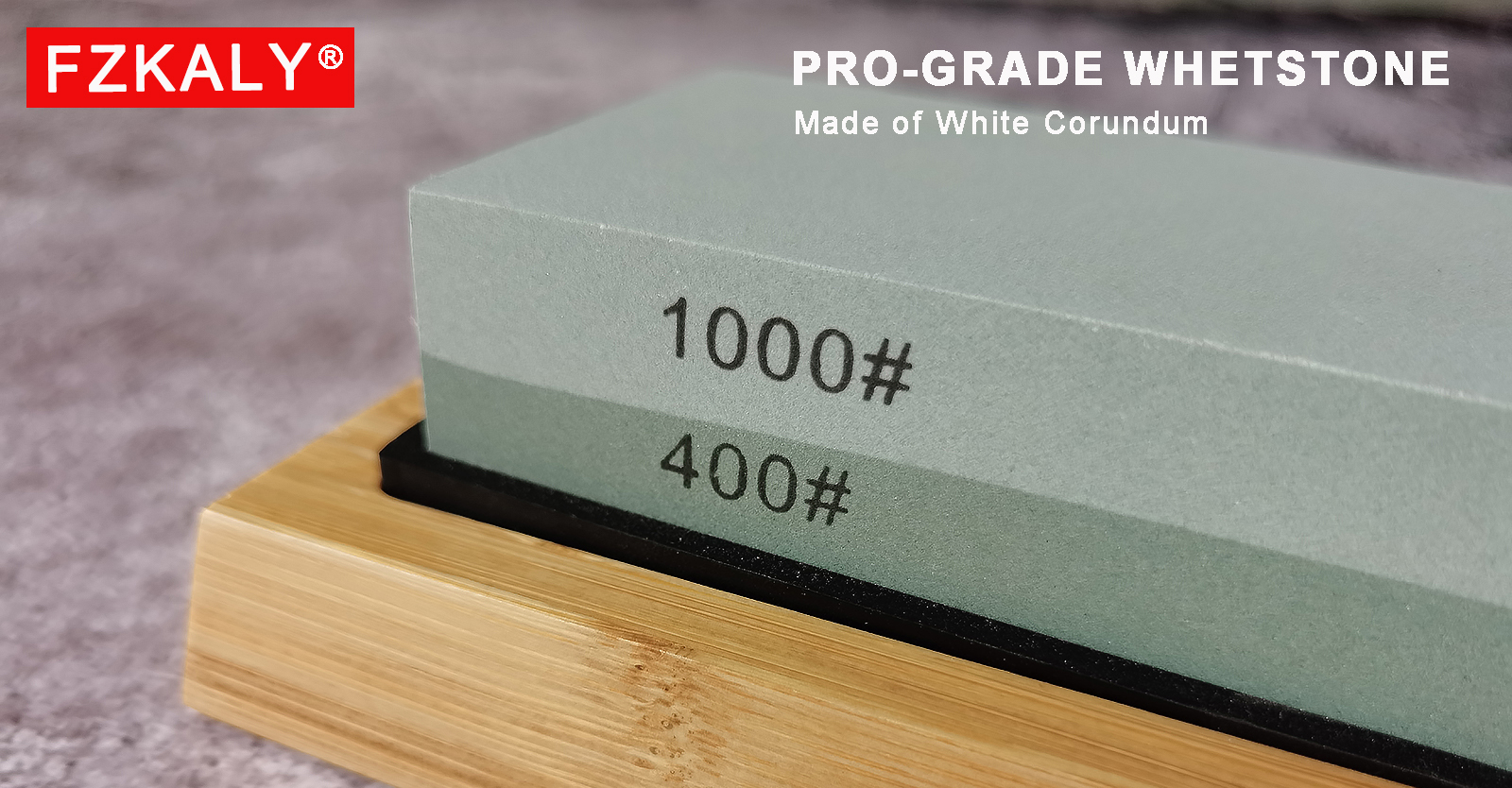 Dual-Sided #400 / #1000 Grit Whetstone