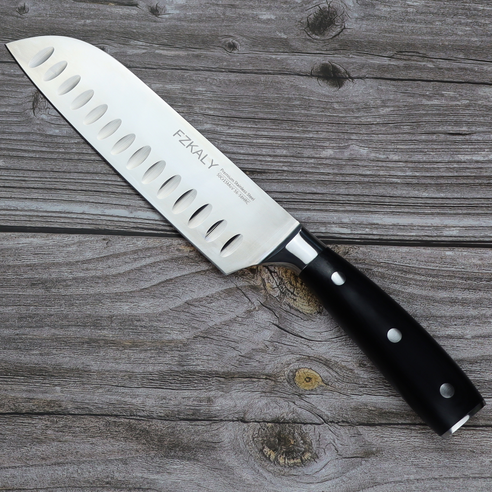Fzkaly Classic 7" Santoku Knife