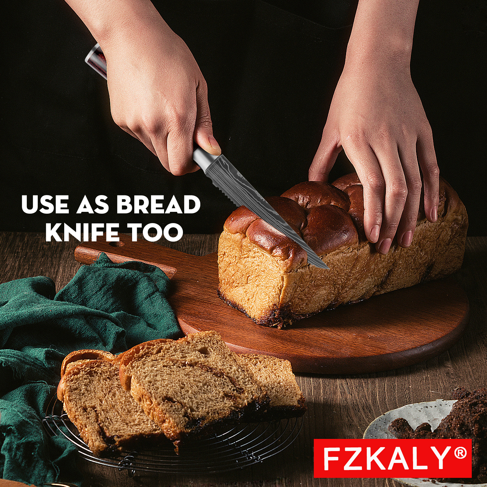 6-Piece Serrated Steak Knife Set