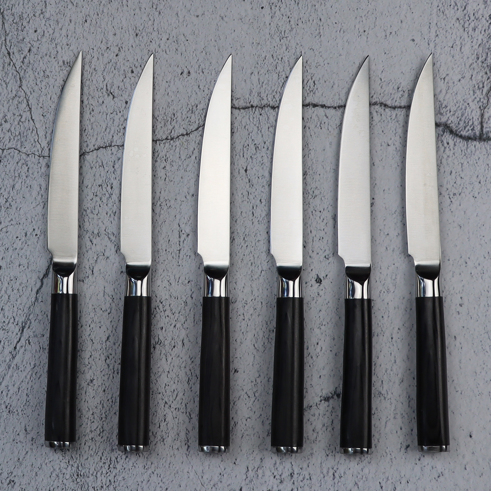 Fzkaly Stainless Steel Steak Knife Set Of 6