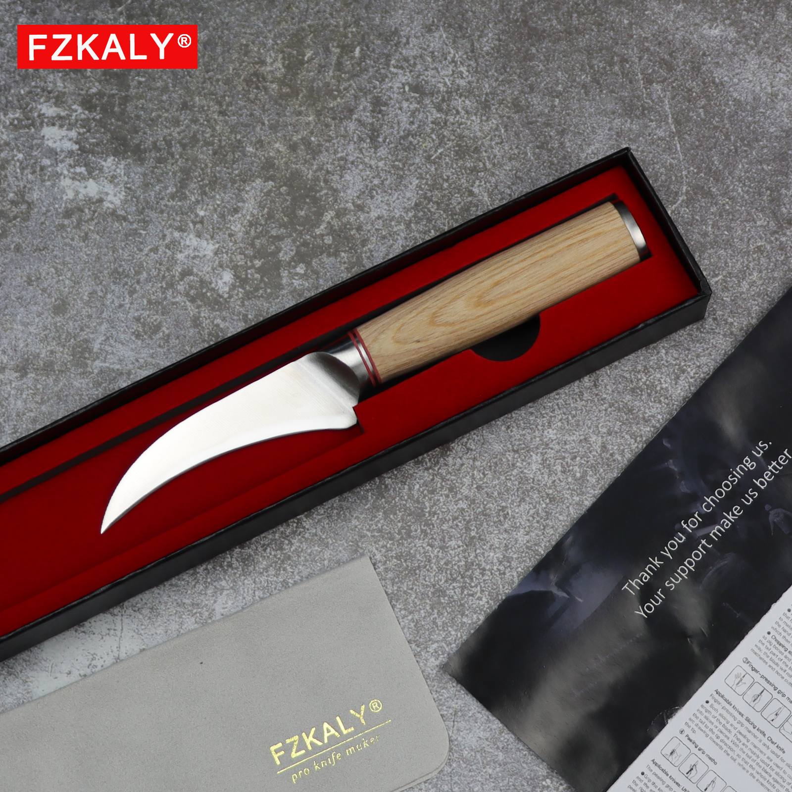 Fzkaly 3.5" Peeling Knife Gift Box