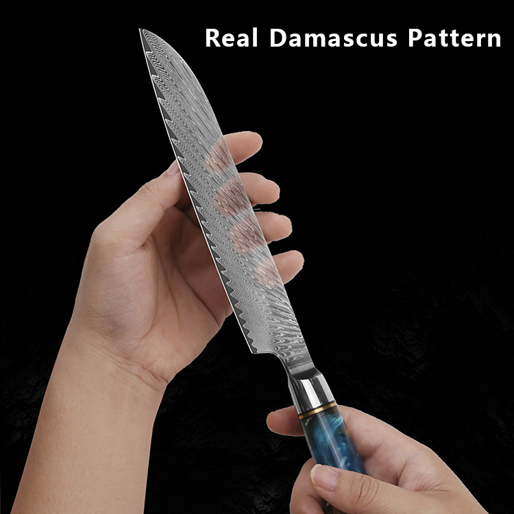 Professional Damascus Steel Chef Knife Set