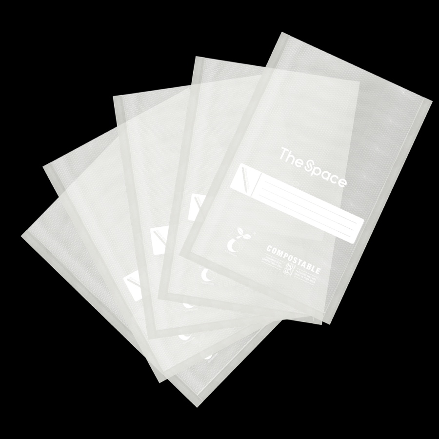Compostable Vacuum Sealer Bags Precut Embossed Vacuum Bags