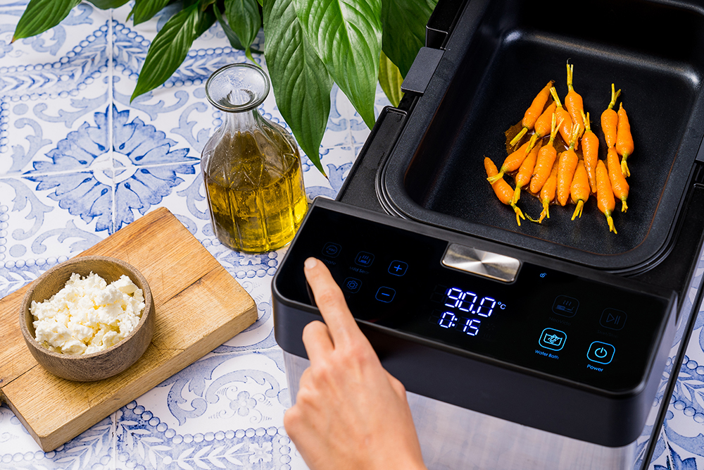 Sous Vide Braised Baby Carrots