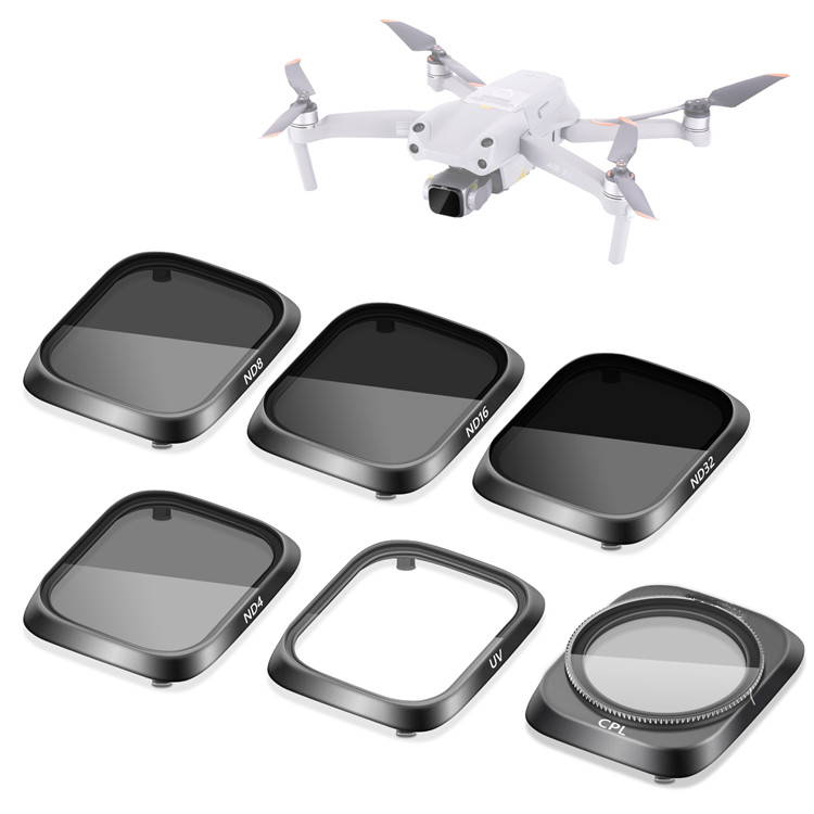  FILTERS SET 6-PACK FOR DJI AIR 2S(UV+CPL+ND4+ND8+ND16+ND32