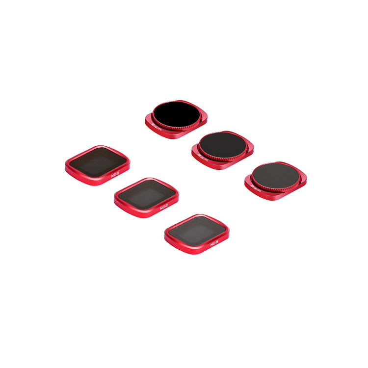 4K Series – 6Pack ND4, ND8, ND16, ND4/PL, ND8/PL, ND16/PL,Camera Lens Filters for Osmo Pocket, Pocket 2