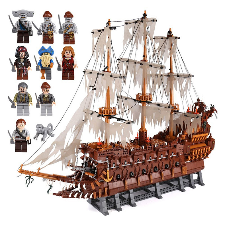16016 Flying Dutchman Netherlands Ship Set Creator Pirates of The Caribbean Boat