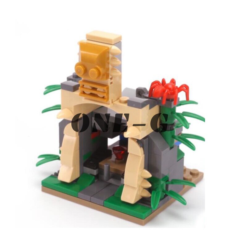 Building blocks 02064 Compatible lepining City series 60159 Jungle Halftrack Mission figures