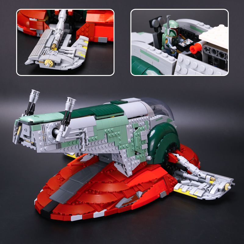 05037 Slave I Gunship Building Blocks Brick Birthday Chirstmas Gift model kit Toy 1996PCS