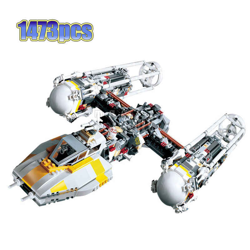 Y Wing Starfighter Lepining  Wars Space Fighters Building Block Model Compatible 05040 Toys Universe Figures Christmas Gifts