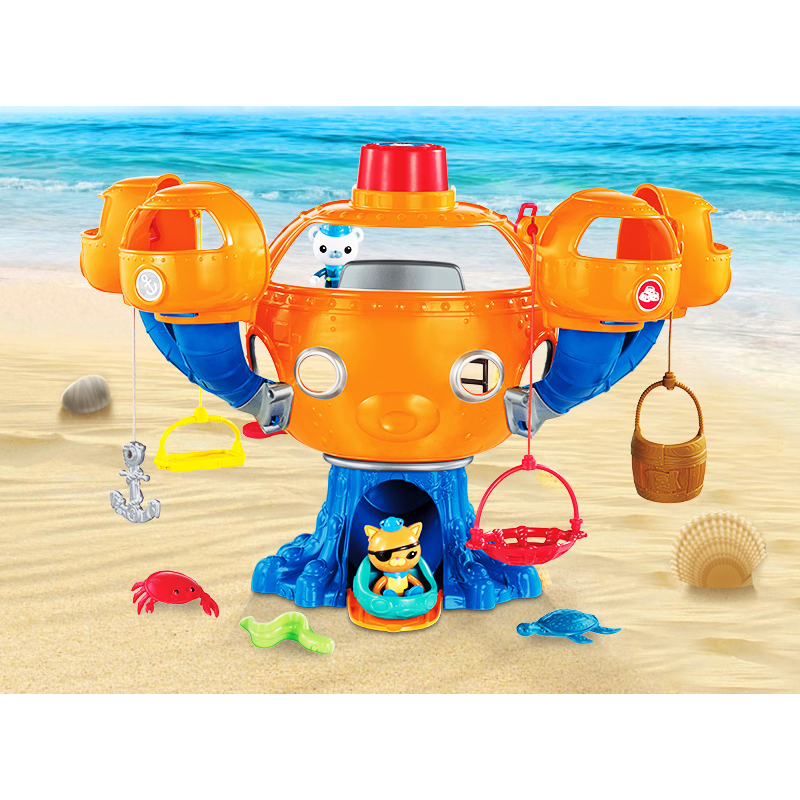 Octonauts Sound And Light Octopod Castle Adventure Plsyset Barnacles Peso Kwazii Dashi Tweak Action Figure Toys Doll Kids Gift